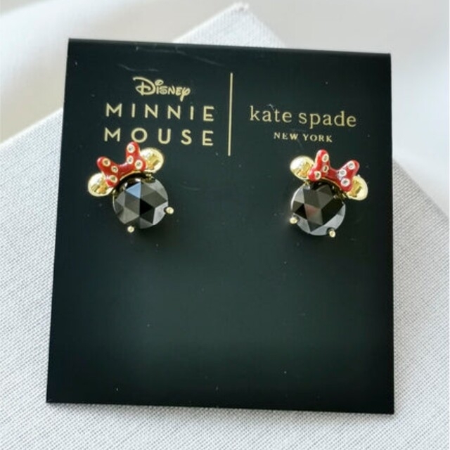 kate spade new york(ケイトスペードニューヨーク)のNEW【新品】kate spade ケイトスペード ディズニー ミニー　ピアス レディースのアクセサリー(ピアス)の商品写真