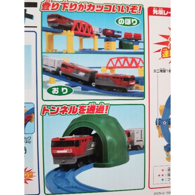 Takara Tomy(タカラトミー)のプラレール　坂レールセット、坂曲線レール　2つセット エンタメ/ホビーのおもちゃ/ぬいぐるみ(鉄道模型)の商品写真