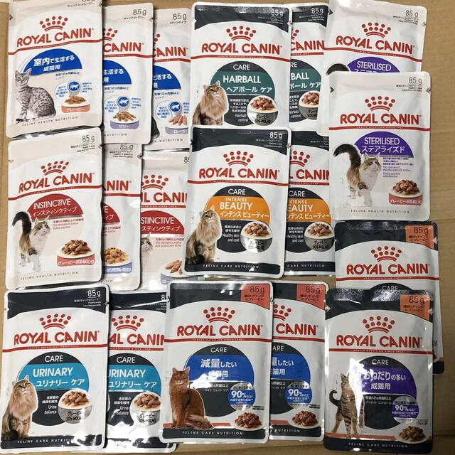 ROYAL CANIN(ロイヤルカナン)のロイヤルカナン 成猫用ウェットフード15種20点セット その他のペット用品(ペットフード)の商品写真