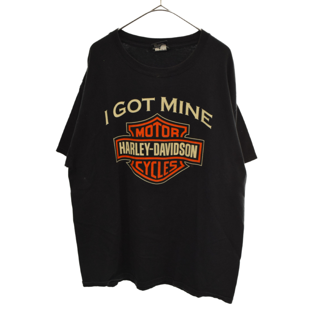 VINTAGE ヴィンテージ 00s Harley Davidson motorcycles I GOT MINE ハーレーダビッドソンモーターサイクル アイ ゴット マイン 半袖Tシャツ ブラック