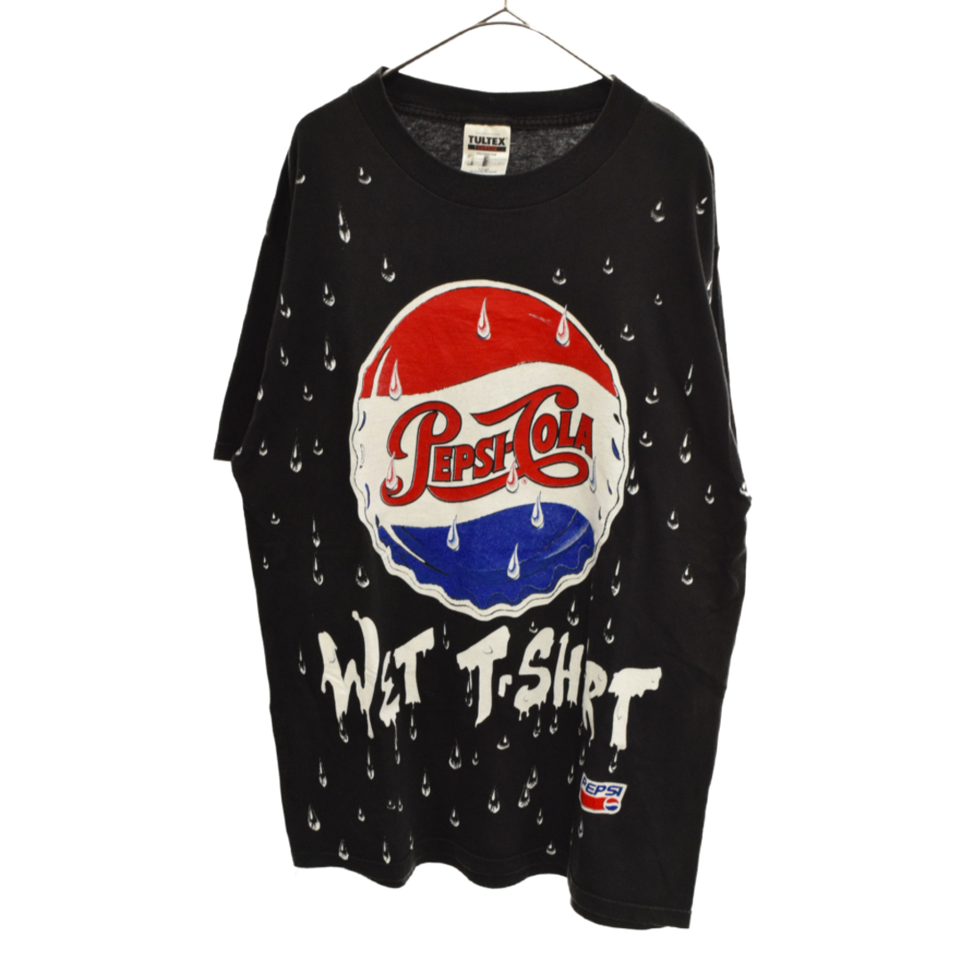 VINTAGE ヴィンテージ 90s-00s PEPSI COLA WET T-SHIRT ペプシコーラ ウェット 半袖Tシャツ ブラック