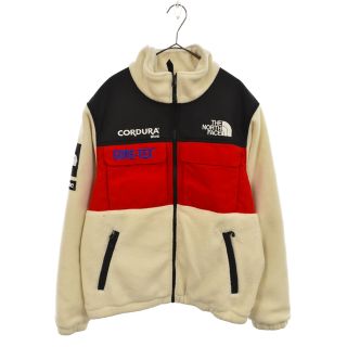 シュプリーム(Supreme)のSUPREME シュプリーム ×THE NORTH FACE ノースフェイス 18AW EXPEDITION FLEECE JACKET NL71809I エクスペディションフリースジャケット ブルゾン ホワイト(フライトジャケット)