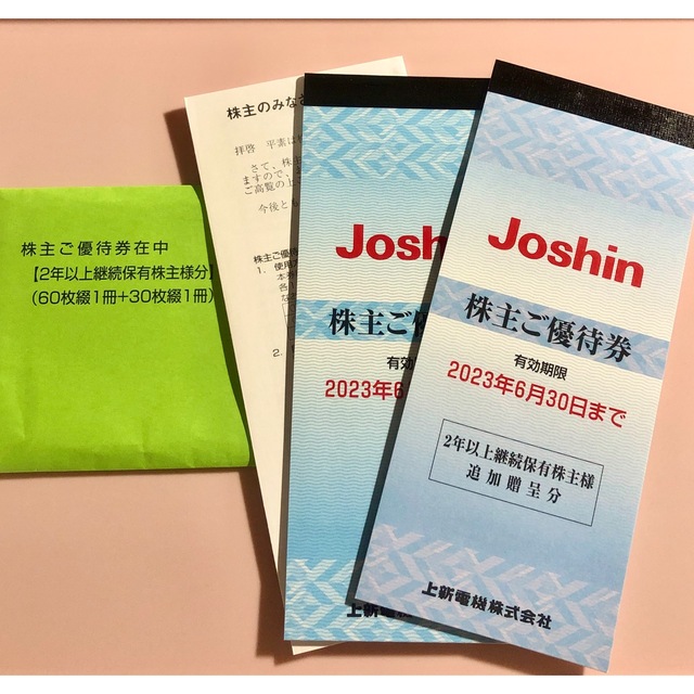 送料無料新作 上新電機 株主優待券 18，000円分 ジョーシンJoshin