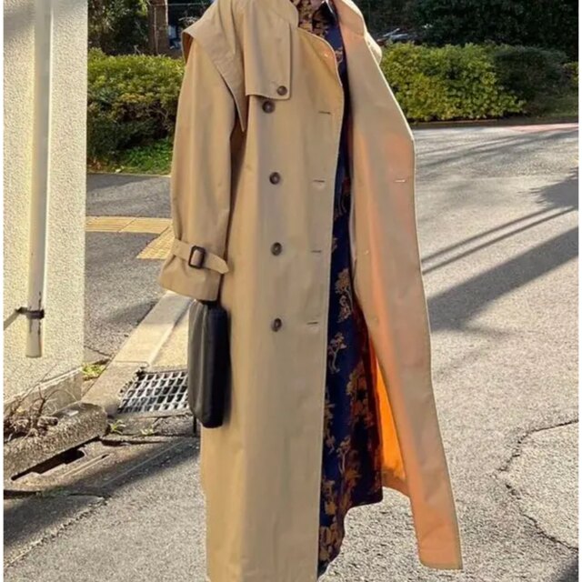 CLANE 2WAY SQUARE SLEEVE TRENCH COAT