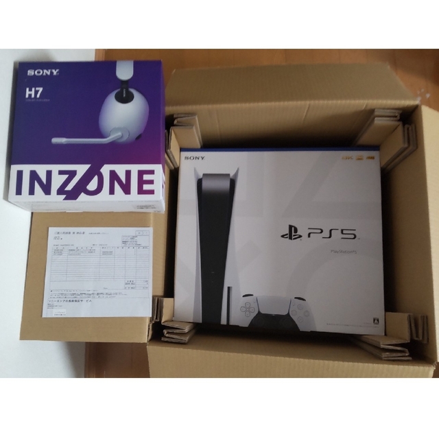PlayStation - 【新品未開封】PlayStation5+ゲーミングヘッドセットINZONE H7