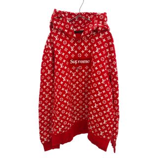 シュプリーム(Supreme)のSUPREME シュプリーム 17AW Box Logo Hooded Sweatshirt モノグラム ボックスロゴ フーデッドスウェットシャツ パーカー レッド HDY91WJIU(パーカー)