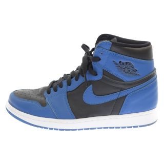 ナイキ(NIKE)のNIKE ナイキ AIR JORDAN 1 RETRO HIGH OG DARK MARINA BLUE 555088-404 エアジョーダン1レトロハイ ハイカットスニーカー マリッジブルー ブルー/ブラック(スニーカー)