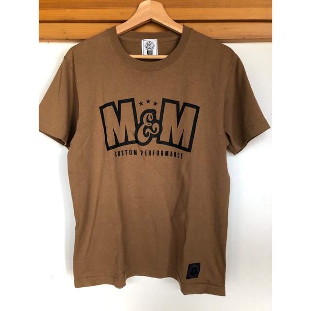 M&M CUSTOM PERFORMANCE Tシャツ キャメルM