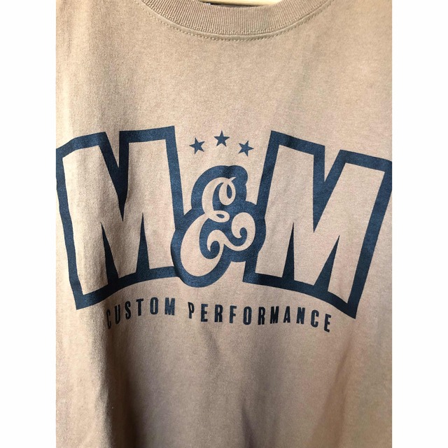 M&M CUSTOM PERFORMANCE Tシャツ キャメルM