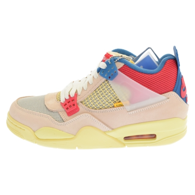 NIKE ナイキ ×UNION AIR JORDAN 4 RETRO SP GUAVA ICE ユニオン エアジョーダン4 レトロ スニーカー グァバアイス ハイカットスニーカー マルチ US8 DC9533-800