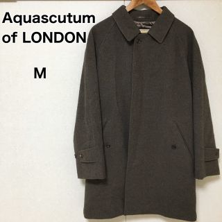 アクアスキュータム(AQUA SCUTUM)のAquascutum OF LONDON コート　M メンズ(ステンカラーコート)