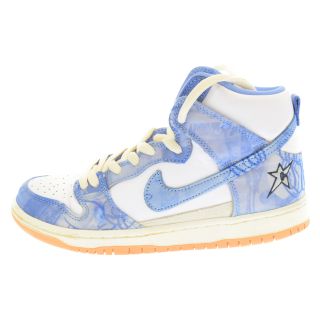 ナイキ(NIKE)のNIKE ナイキ 21SS×Carpet Company DUNK HIGH PRM QS カーペットカンパニー ハイカットスニーカー ブルー US7.5 CV1677-100(スニーカー)