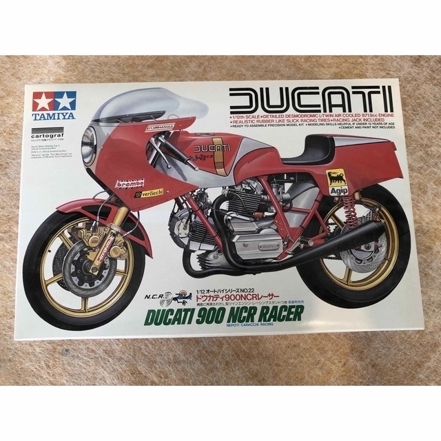 Ducati(ドゥカティ)のタミヤ　1/12 ドゥカティ900 NCR レーサー　作例写真添付 エンタメ/ホビーのおもちゃ/ぬいぐるみ(模型/プラモデル)の商品写真