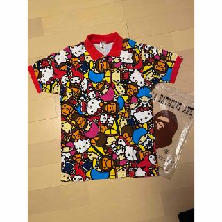 アベイシングエイプ(A BATHING APE)のApe×キティ　ポロシャツ(ポロシャツ)