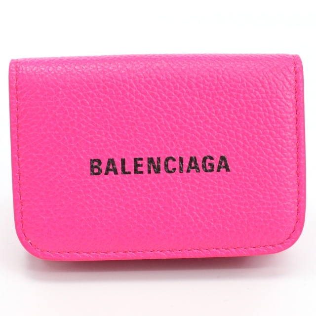 Balenciaga - BALENCIAGA バレンシアガ 三つ折り財布 ピンク系 レディース