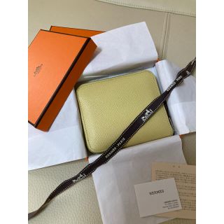 エルメス(Hermes)のゆきちゃん様ご専用品エルメス♡シルクイン コンパクト♡ジョーヌプッサン♡状態良し(財布)