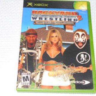 エックスボックス(Xbox)のxbox★BACKYARD WRESTING 2 THERE GOES THE(家庭用ゲームソフト)