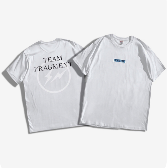 FRAGMENT Tシャツ Mサイズ White TEAM FRAGMENTTシャツ/カットソー(半袖/袖なし)