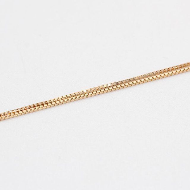 新品 ピンクゴールド ベネチアンチェーン ネックレス K18PG U04195