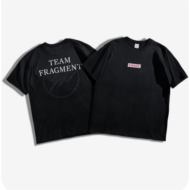 メンズFRAGMENT Tシャツ Black TEAM FRAGMENT FORUM
