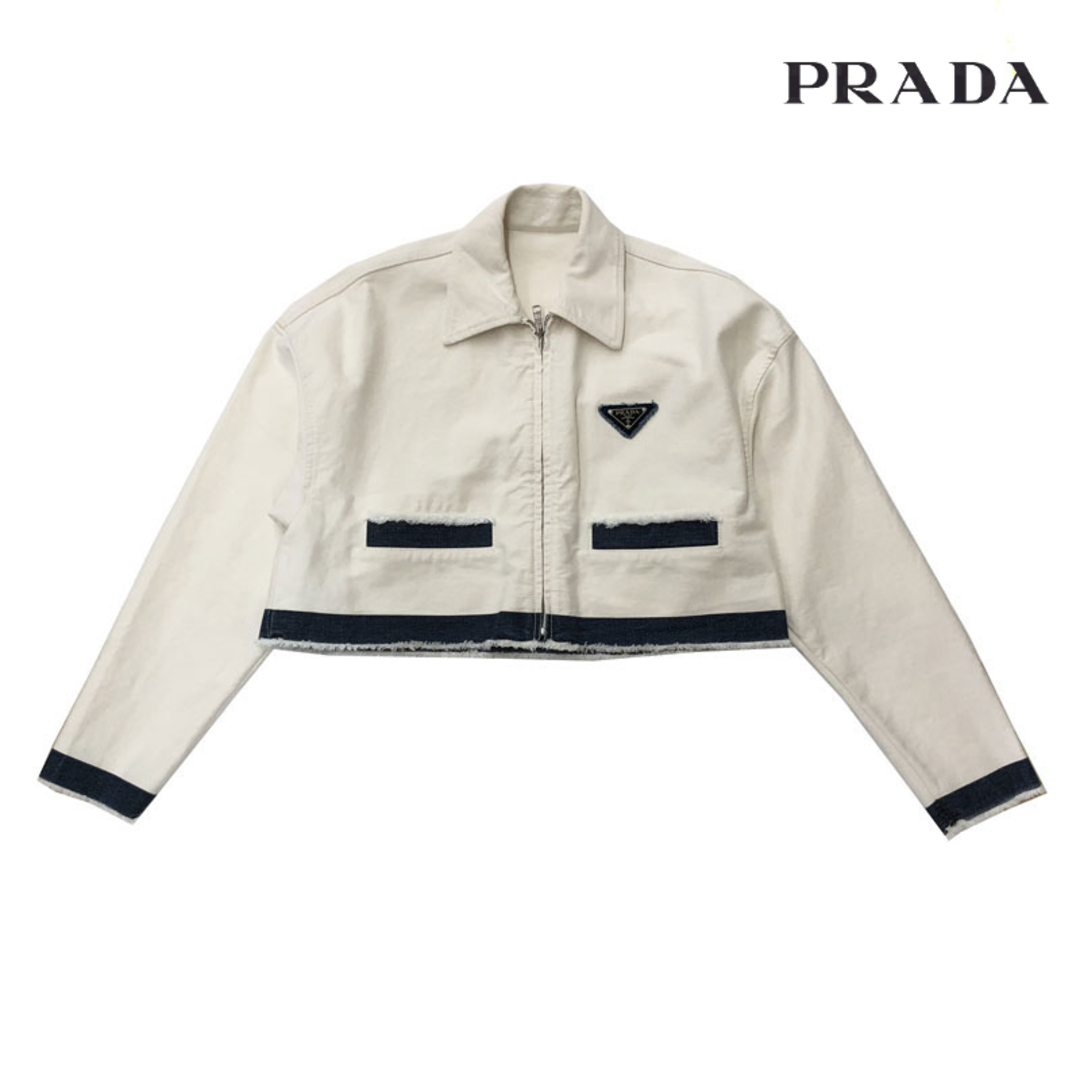 PRADA - プラダ PRADA トライアングルロゴ  ジャケット