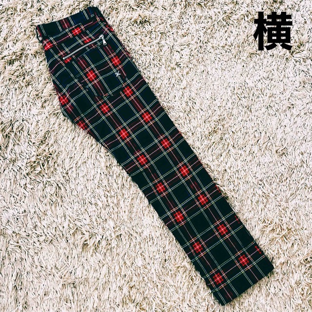 新品 GUILDE PRIME タータンチェック パンツ ストレッチ メンズ76