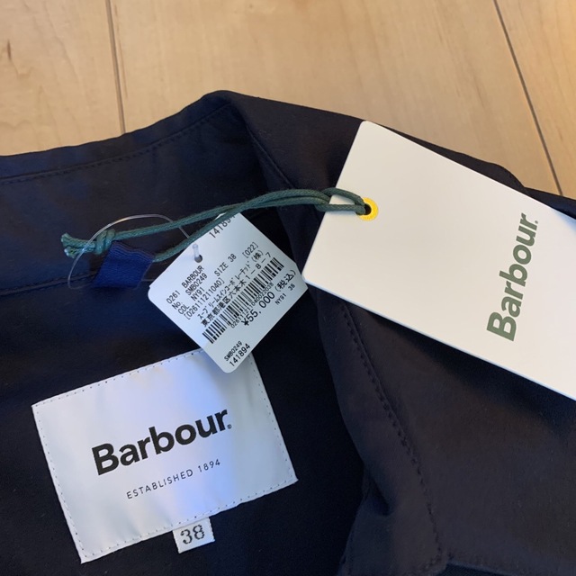 新品 定価61500円 Barbour OS ソルウェイジッパー 38 メンズのジャケット/アウター(ステンカラーコート)の商品写真