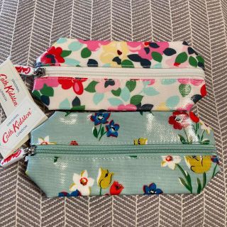 キャスキッドソン(Cath Kidston)の最終価格　キャスキッドソン ポーチ ペンケース 筆箱 ２個 新品未使用(ペンケース/筆箱)