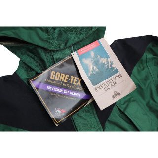 90s EMS ゴアテックスジャケット デットストック グリーン ブラック