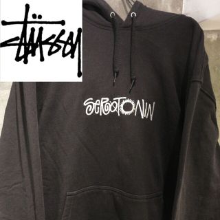 ステューシー(STUSSY)の【XLサイズ　Serotonin Applique】STUSSY　刺繍パーカー(パーカー)