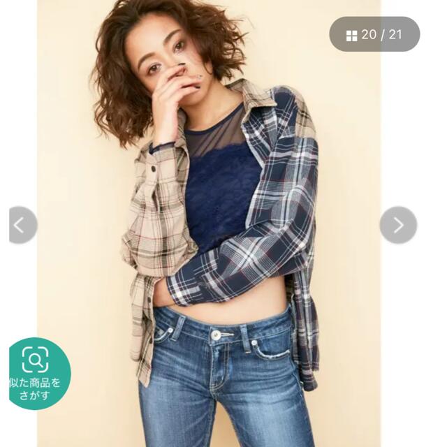 GYDA(ジェイダ)のgyda チェックシャツ レディースのトップス(シャツ/ブラウス(長袖/七分))の商品写真