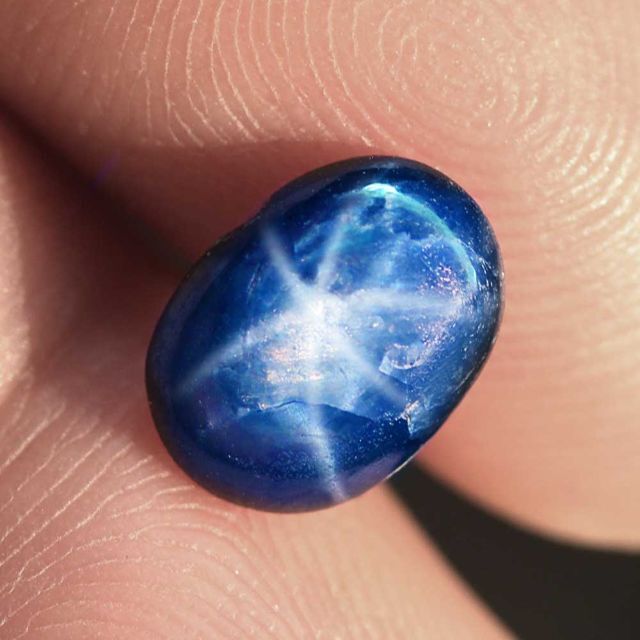 【天然大粒スターサファイアルース 2.34ct:7676】Sapphire