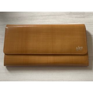 新品　日本製本革長財布　天然皮　木目調ライトブラウン made in JAPAN(長財布)