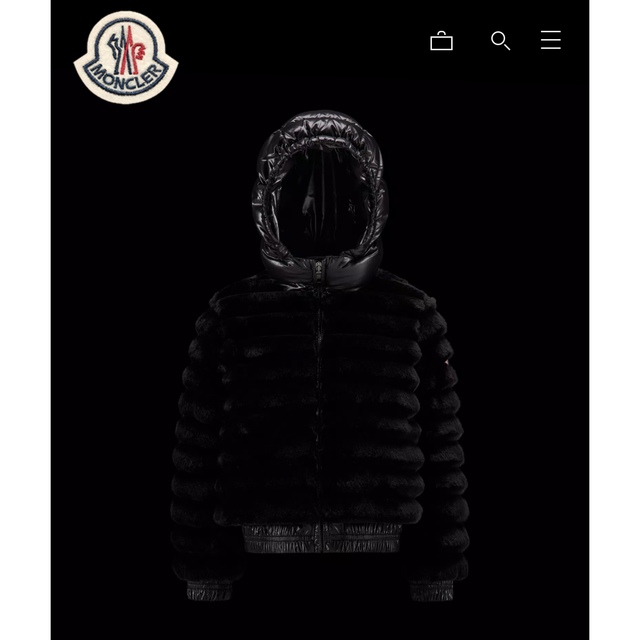 MONCLER(モンクレール)の新品MONCLER モンクレール Latifeフード付ファーダウン 14A  レディースのジャケット/アウター(ダウンジャケット)の商品写真