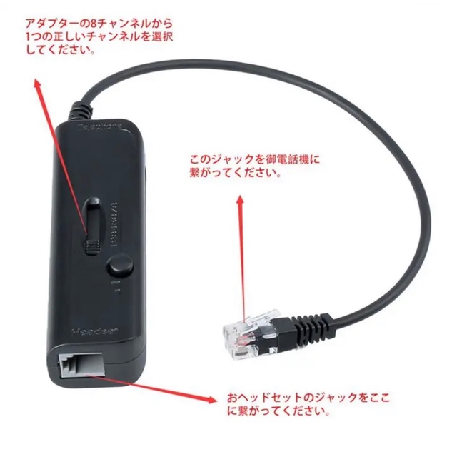 PChero 電話ヘッドセット IP電話ヘッドフォン ハンズフリー スマホ/家電/カメラのオーディオ機器(ヘッドフォン/イヤフォン)の商品写真