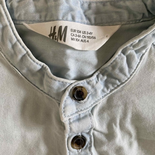 H&M(エイチアンドエム)のH＆M kids シャツ キッズ/ベビー/マタニティのキッズ服男の子用(90cm~)(Tシャツ/カットソー)の商品写真