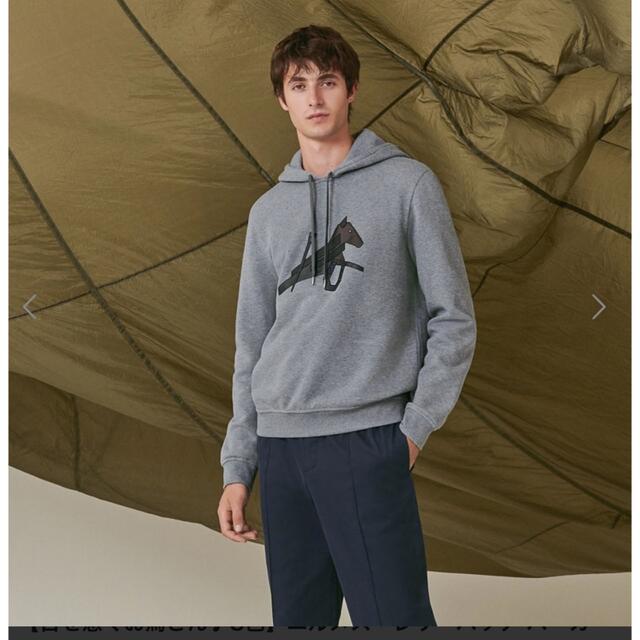 高級素材使用ブランド Hermes フード付きパーカーXL 正規エルメス 高級素材使用ブランド Hermes フード付きパーカーXL 正規エルメス