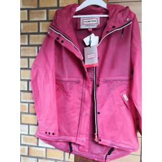 新品 HUNTER カッパ レディース レインコート ピンク 軽い かわいい