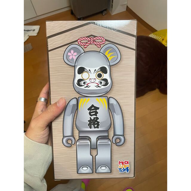 BE@RBRICK 達磨 合格 銀メッキ 400% ×2