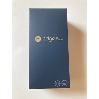 モトローラ(Motorola)の【新品未開封】motorola edge20 fusion エレキグラファイト(スマートフォン本体)