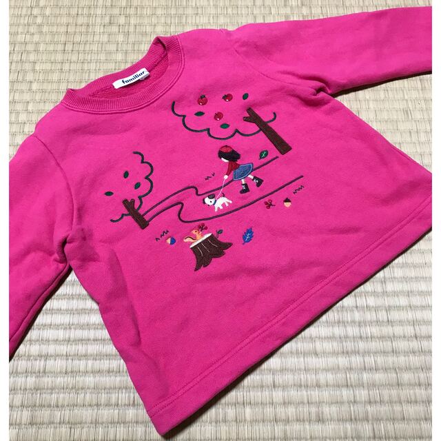 familiar(ファミリア)のファミリア  トレーナー　100 キッズ/ベビー/マタニティのキッズ服女の子用(90cm~)(Tシャツ/カットソー)の商品写真