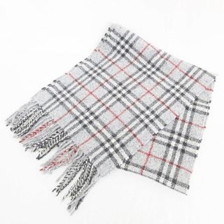 バーバリー(BURBERRY)のバーバリー ロンドン BURBERRY LONDON マフラー チェック グレー(マフラー)