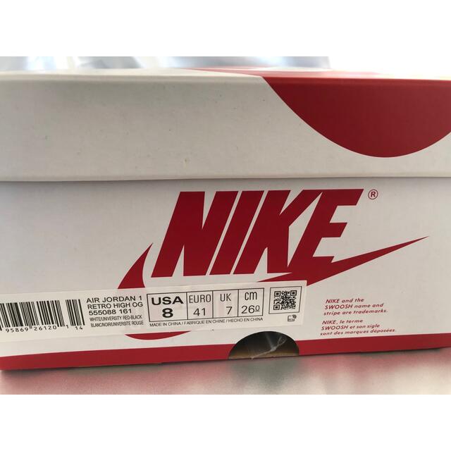 Jordan Brand（NIKE）(ジョーダン)の新品★エア ジョーダン 1 レトロ HIGH OG 555088-161 メンズの靴/シューズ(スニーカー)の商品写真