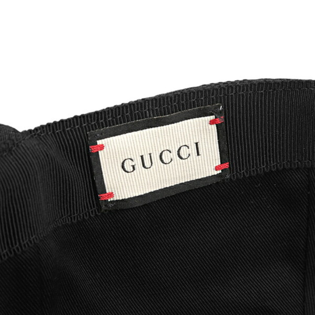 Gucci(グッチ)の新品 グッチ GUCCI 帽子 オリジナルGGキャンバス ブラック ブラック L レディースの帽子(キャップ)の商品写真