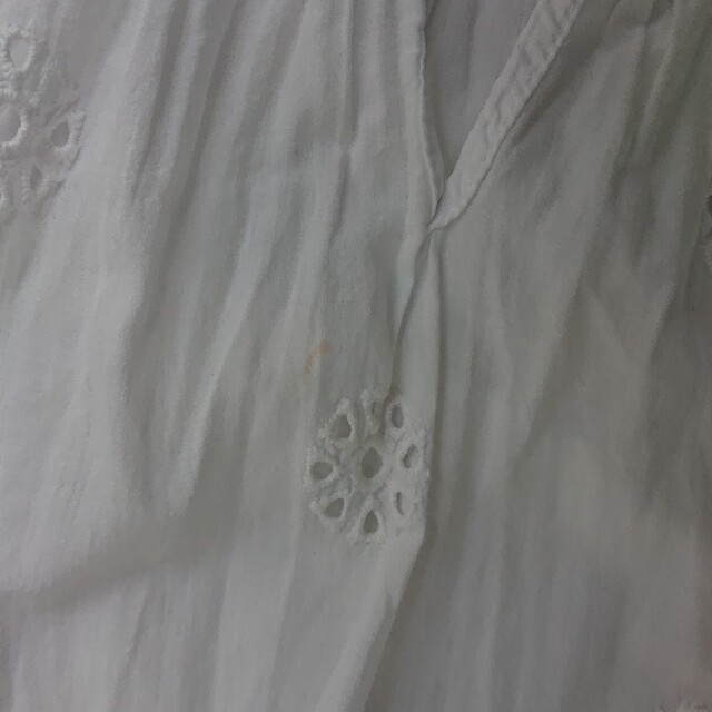 ZARA(ザラ)のZARAザラ ブラウス プルオーバー トップス チュニック白 ホワイト レディースのトップス(シャツ/ブラウス(半袖/袖なし))の商品写真