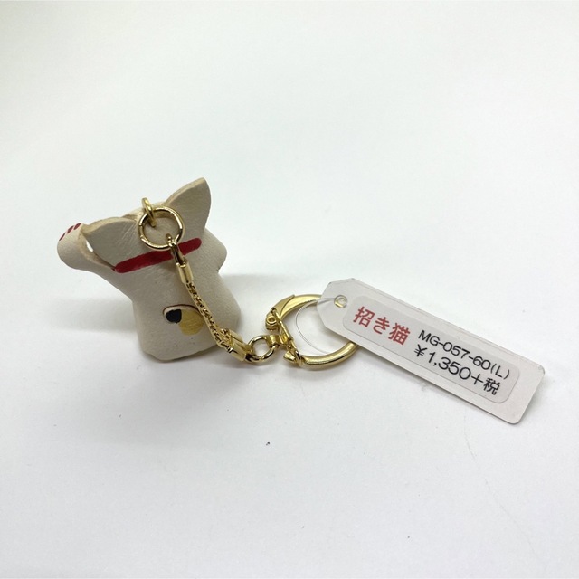 未使用品 Hand Made TOKYO キーホルダー ストラップ 招き猫 ハンドメイドのアクセサリー(キーホルダー/ストラップ)の商品写真