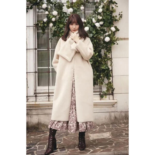 Her lip to - Herlipto Faux Fur Reversible Coat Sサイズの通販 by か ...