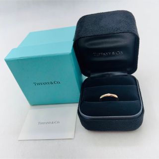 Tiffany 3.5g 5.5号　1Pダイヤ　リング　ティファニーk _z