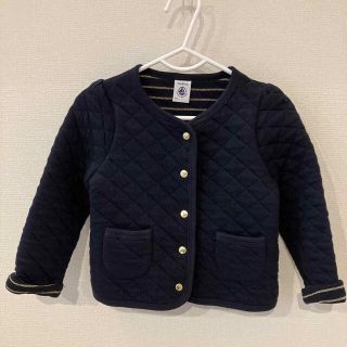 プチバトー(PETIT BATEAU)のプチバトー＊キルティングジャケット＊24m＊86㎝(ジャケット/コート)