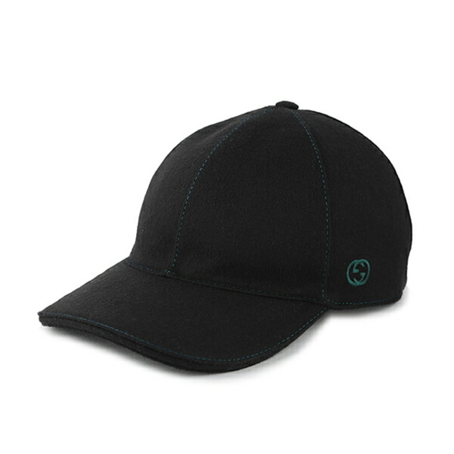 Gucci(グッチ)の新品 グッチ GUCCI キャップ ウール ブラック サイズM レディースの帽子(キャップ)の商品写真